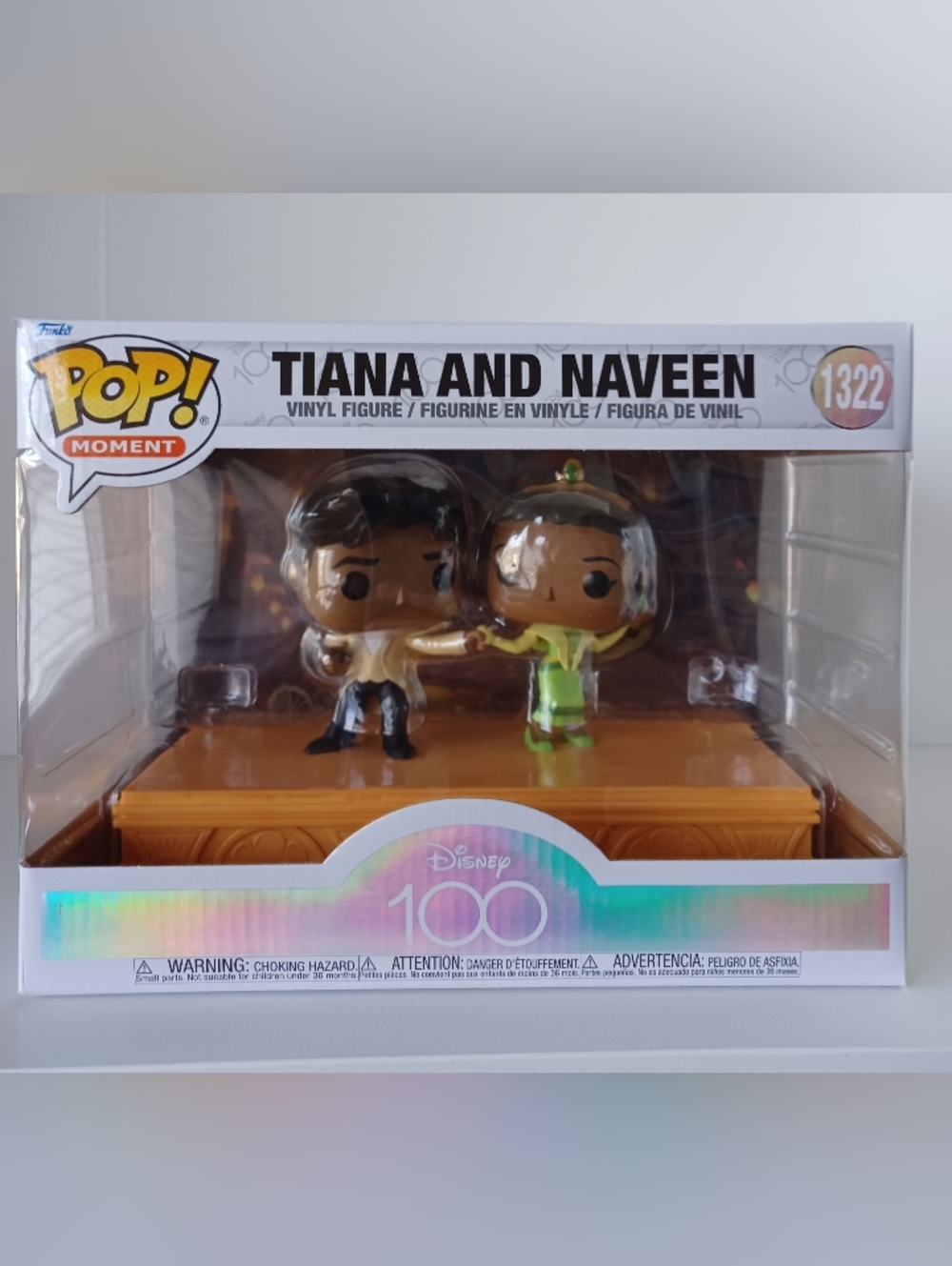 Disney Tiana And Naveen 1322 Princess And The Frog Movie Moment Vinyl Funko‎ Pop